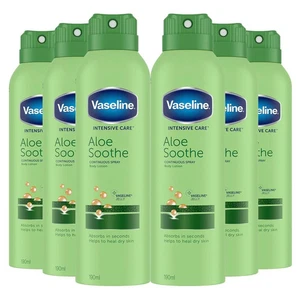 Vaseline Intensive Care Moisturiser Spray 190ml Aloe Soothe (Pack of 6 units) - Picture 1 of 9