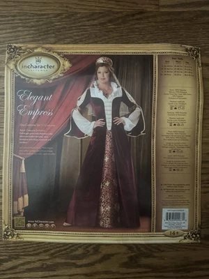 InCharacter Elegante Emperatriz Renacimiento Reina Medieval Disfraz Teatro Mujeres Med Foto 1 de 4