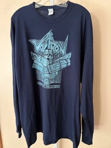 Herren Voltron Defender T-Shirt Athletic 2 Toned Blue 2XL Logo Arcade - Bild 1 von 14