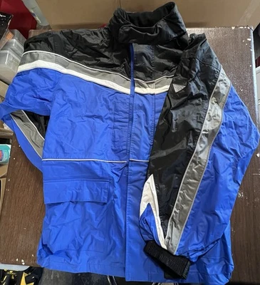 Men’s Tour Masters Rain Suit Jacket And Pants Master Elite Series II Blue Small - Image 1 of 4