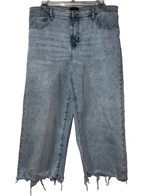 Jeans BANANA REPUBLIC Talla 34/18 Pierna Ancha Corte Azul Claro Lavado Elastizado Jean Foto 1 de 4