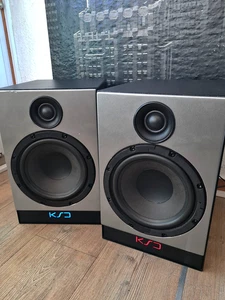 KS DIGITAL A100 Studio Monitore High End 2-Wege silber mit LED Beleuchtung TOP - Bild 1 von 24