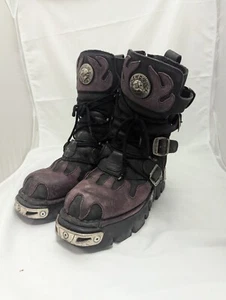 New Rock Reactor Stiefel Größe EU 40 UK 6,5 Purple Flame - Bild 1 von 8