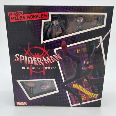 Sentinel SV-Action Spider-Man Miles Morales Figure Into the Spider-Verse - Image 1 of 4