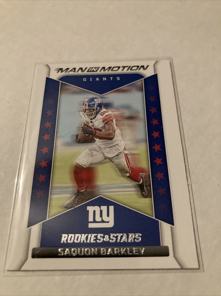 2022 Rookie & And Stars Man in Motion #MM-10 Saquon Barkley Giants - Image 1 of 1