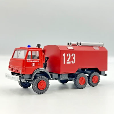 HERPA 744966 KAMAZ 4310-10 Fire truck of Chernobyl Nuclear station 1/87 (HO) - Image 1 of 4
