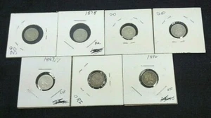 7 NIEDERLANDE SILBER 10c WILLEM III 1862 (SCHLÜSSEL) -1890 REDUZIERT 7.3.25 (8364) - Bild 1 von 2