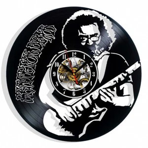 Jerry Garcia Grateful Dead Wall Clock Records Decor Gift Birthday Holiday Art - Picture 1 of 5