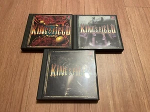 King's Field Ⅰ Ⅱ Ⅲ 1 2 3 set of 3 games PS1 PlayStation Sony Japan used Fastship - Picture 1 of 8
