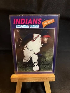 2018 Topps Archives 1977 Design Purple /175 Satchel Paige #178 HOF - Picture 1 of 2