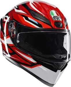 Casco integrale Agv K1 S Lion Black Red White helmet TAGLIA M - Foto 1 di 6