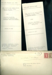 LEGAL DOCUMENT FOR ESTATE SETTLEMENT 1940 - Imagen 1 de 3