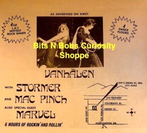 Van Halen Concert Flyer reproduction - Picture 1 of 1