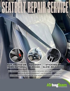 Lotus Elise 1997 - Onwards NSF Nearside Passenger Front Seatbelt Repair Service - Picture 1 of 1