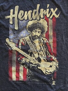 American Classics Authentic Jimi Hendrix T-Shirt, Heather Gray, Size Medium - Picture 1 of 5