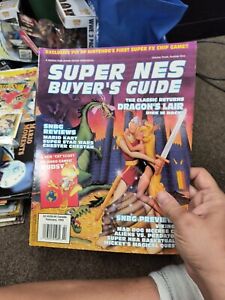 Super NES Buyer's Guide Video Game Magazine February 1993 Dragon's Lair Bubsy