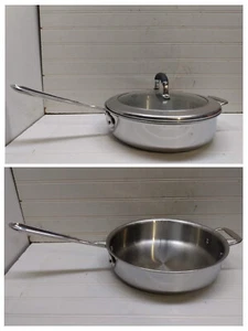 All-Clad Skillet 4 Qt Saute Pot Metalcrafters Stainless Skillet Fry Pan & Lid** - Picture 1 of 11
