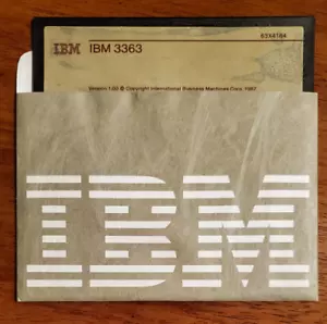 IBM 3363 Driver / Program Diskette 62X44184 5.25" Media - Picture 1 of 1