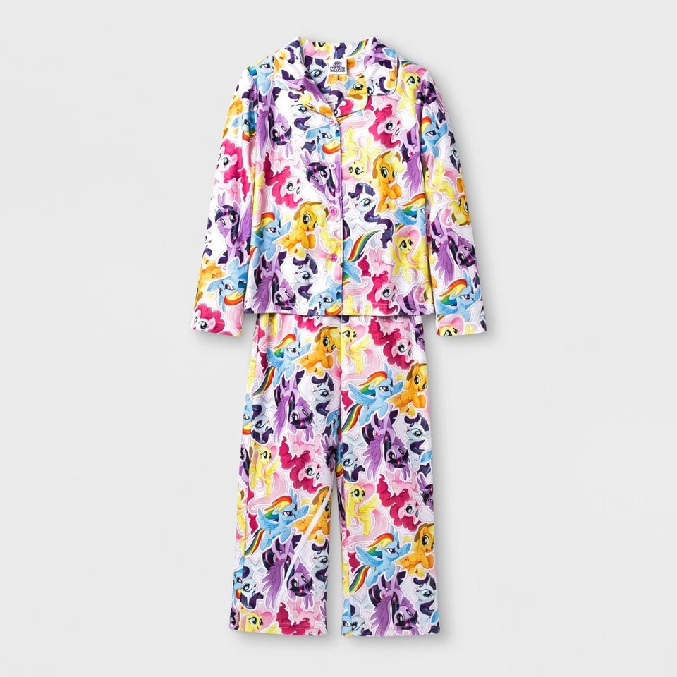 Girls' My Little Pony 2 Piece Top & Bottom Pajamas PJ Set - Size 4, 6            - Image 1 of 1