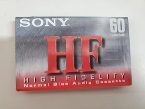 Sony HF 60 Minuten High Fidelity leere Audiokassette Band neu versiegelt C-60HFC - Bild 1 von 2