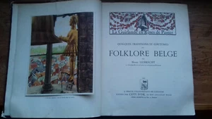 LIEBRECHT H." Album d'images " Folklore Belge,traditions et coutumes "1949(cl1f) - Picture 1 of 12