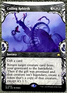 Magic the Gathering: Coiling Rebirth (Borderless Rare 0309) - Bloomburrow (BLB) - Picture 1 of 2
