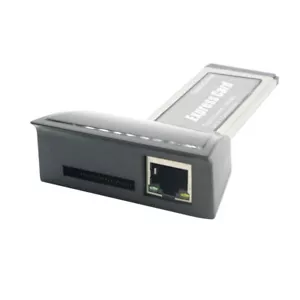 laptop Expresscard to gibabit Ethernet network card 34MM 24 in 1 card reader - Picture 1 of 4