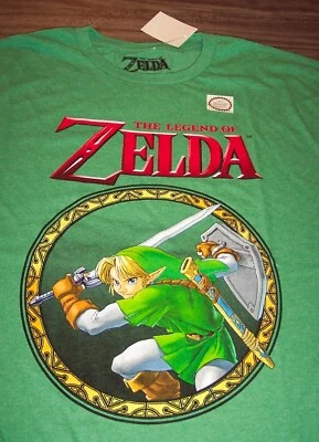 Camiseta THE LEGEND OF ZELDA LINK Nintendo Hombre XL NUEVA con ETIQUETA Foto 1 de 4