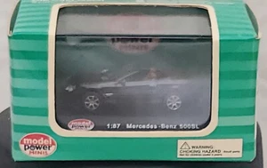 Mercedes-Benz 500 SL Black 1:87 H/O Free Shipping! - Picture 1 of 2