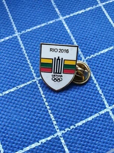 Enamel pin LITHUANIA NOC National Olympic committee Olympics Rio de Janeiro 2016 - Picture 1 of 2