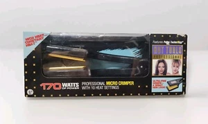 Hot Tools Professional Hair Crimper 2 Inch Wide Micro Crimper 10 Heat Settings - Picture 1 of 4