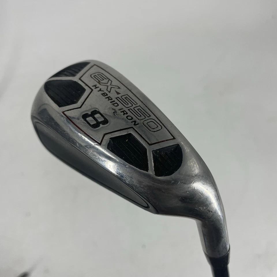 USED RH Senior Mens Powerbilt EX-550 Hybrid Iron #8 Senior Flex - Image 1 of 4