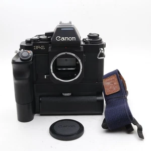 [Exc+5] Canon New F-1 AE Finder SLR 35mm Film Camera + Motor Drive FN from Japan - Picture 1 of 14