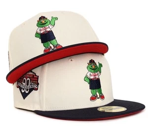 New Era Boston Red Wally The Green Monster Mascot Crown Minded 59fifty Sz 7 1/4 - Picture 1 of 10