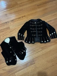 Vintage Antique Child’s Velvet Jacket Vest Victorian - Picture 1 of 11