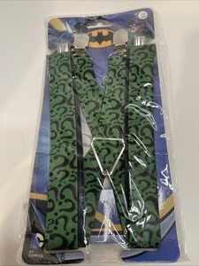 The Riddler Suspenders DC Comics con licenza fibbia-down taglia unica 14+ - Foto 1 di 8