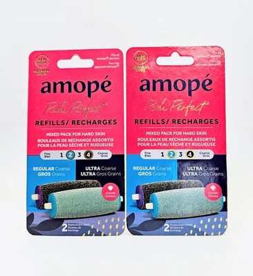 2 упаковки Amope Pedi Perfect Regular ультра грубые заправки смешанная упаковка для жесткой кожи - Изображение 1 из 2