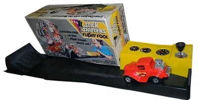 Vintage 1973 Hasbro Stick Shifters Flipin Fool Flipin Coupe Stunt Set Hong Kong  - Image 1 of 4