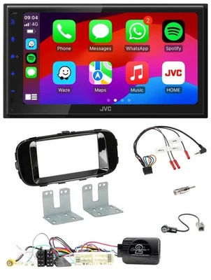 JVC Bluetooth 2DIN Lenkrad DAB USB Autoradio für Kia Soul 2017-2019 piano Displa - Bild 1 von 4