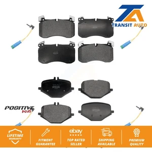 Front Rear Semi-Metallic Brake Pad & Wear Sensor Kit For Mercedes-Benz GLS63 AMG - Picture 1 of 9