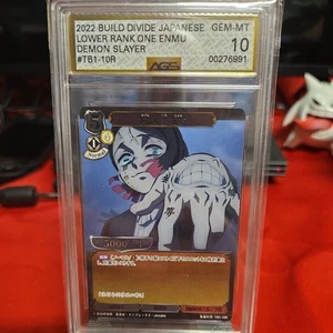 Enmu Demon Slayer Build Divide Card Foil Japanese Rare TB1-10R AGS 10 GEM MINT - Picture 1 of 6