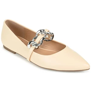 Journee Collection Ballerine donna Metinaa a punta, osso taglia 10M - Foto 1 di 3