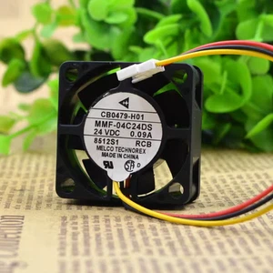 Original Mitsubishi Fans CB0479-H01 MMF-04C24DS Fan DC 24V 0.09A 3Pin 40*40*15mm - Afbeelding 1 van 5