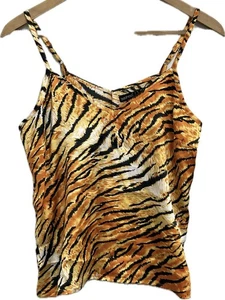 Top donna Boohoo stampa tigre taglia UK 8 - Foto 1 di 3