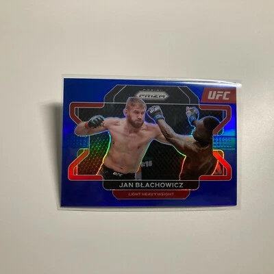 Jan Blachowicz 2022 Panini Prizm UFC Blue Refractor Card 31/199 #43 - Image 1 of 4