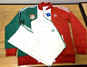 Vintage Adidas Mexico Track Jacket Set World Cup Soccer Size 2XL Pants XL - Picture 1 of 17