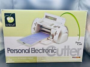 Provo Craft Cricut Personal Electric Cutter Machine IN BOX! Complete (HUGE LOT)