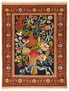 Ghutschan Exquisit 162x129 cm Perserteppich Orientteppich Handgeknüpft Neu - Picture 1 of 9