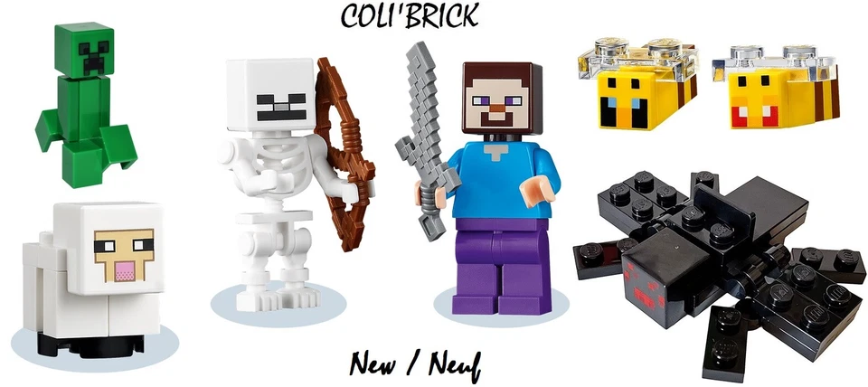 Lego Minecraft Figurine Min - Choisissez vos Minifigs - Neuf - Photo 1/1