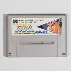 Héroes Mundiales Japoneses (Super Famicom, 1993) Probado Japón Importación SNK Lucha - Imagen 1 de 2